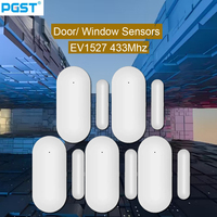 Wireless Magnetic Door and Window Sensor, EV1527 Encoding Mode, RF 433MHz, Home Security Alarm System, Theft Alarm Kits