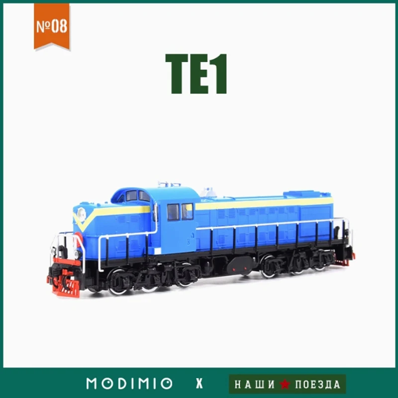 1/87 Soviet Union First Generation TE1 JLKN008 Diesel Locomotive Plastic Train Model Static Collection Classic Display Toys