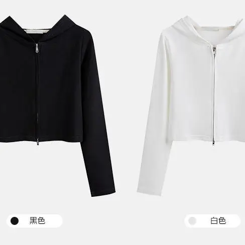 سترة بغطاء للرأس وسحّاب تسحب ملابس امرأة أساسية كبيرة شبابية في منتصف العمر بلوزات سويت شيرت جديد في قميص العرق