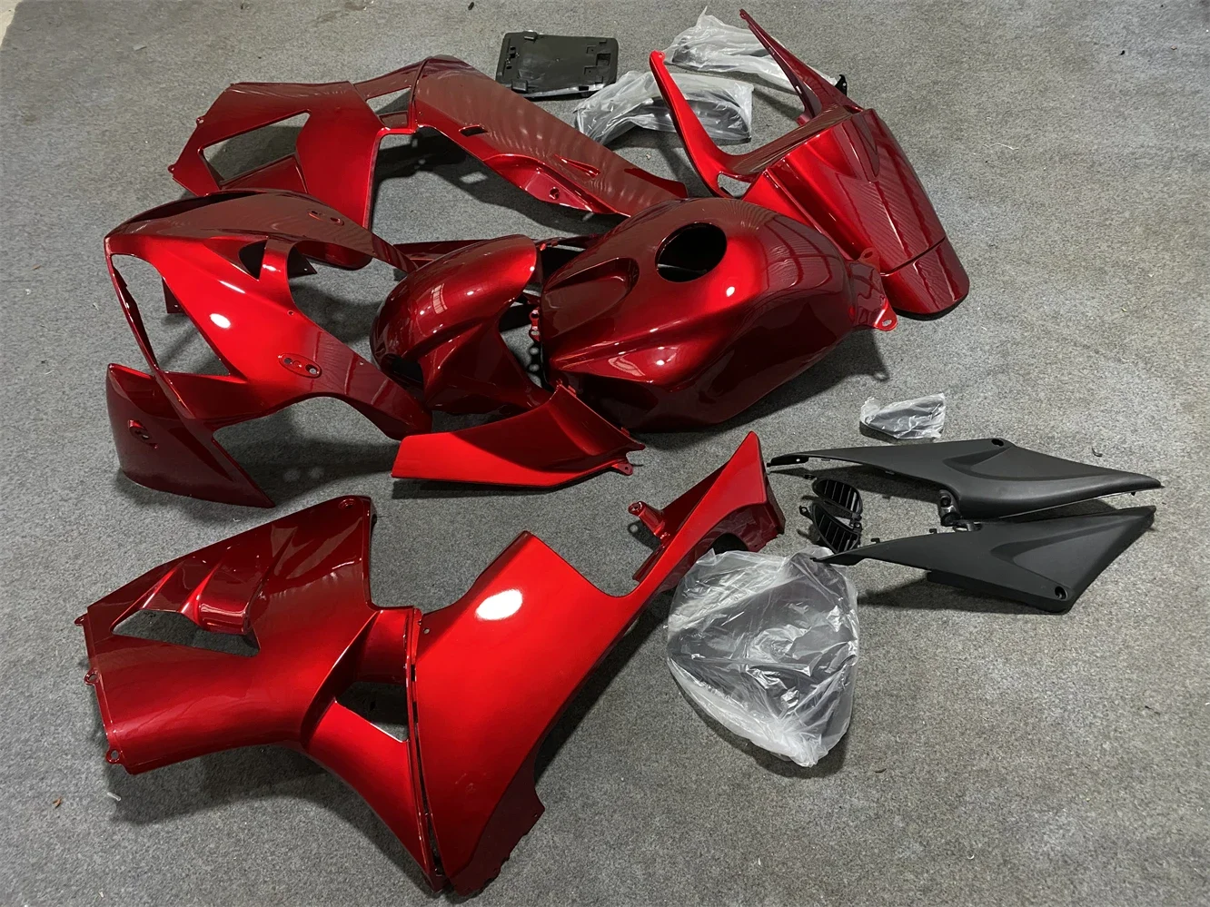 a/Motorcycle Fairing Kit For CBR 600 RR 2005 2006 Bodywork CBR600RR 05 06 Injection 600RR Gloss F5 Premium Plastics Candy red view 2