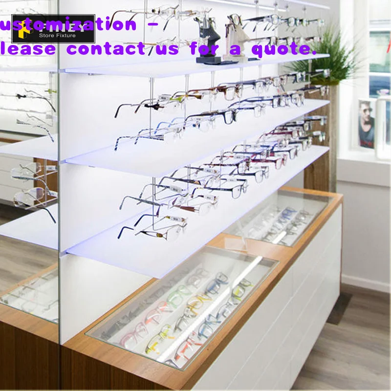 custom.Direct Supply Wall Mounted Glass Display Cabinet Showcase Display in Malaysia Eyeglass