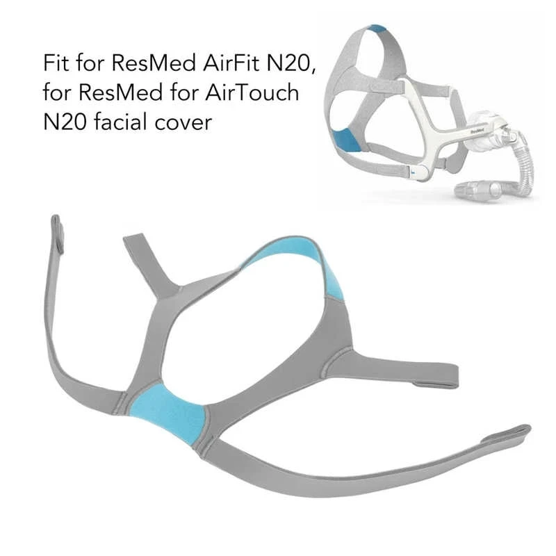 Airfit N20 Nasal Mask Headband Blue Grey Sponge Headband Respirator Headband Binding Full Face Mask Dedicated Binding CPAP