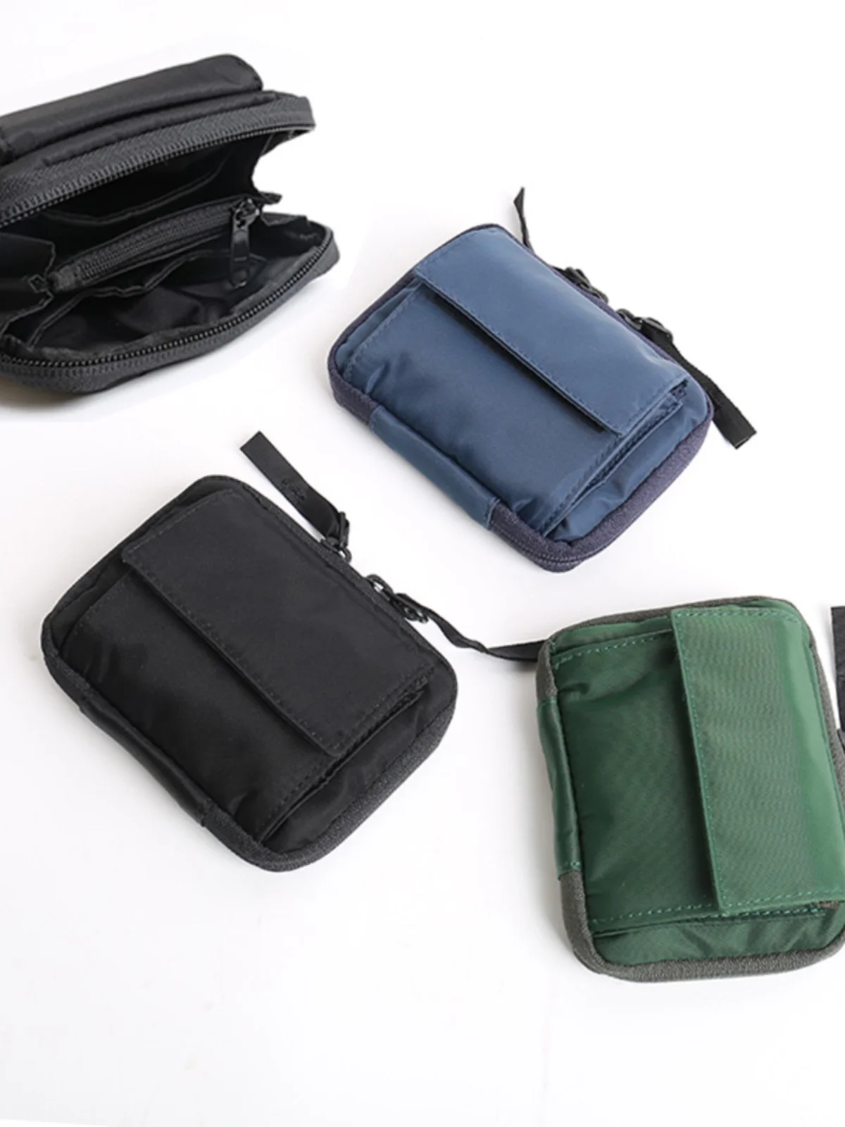 Japanese Style Casual Coin Wallet Nylon Cloth Coin Pouch Waterrpoof Mini Purse Cute Wallet Clutch Bag Men Wallet Mini Purse