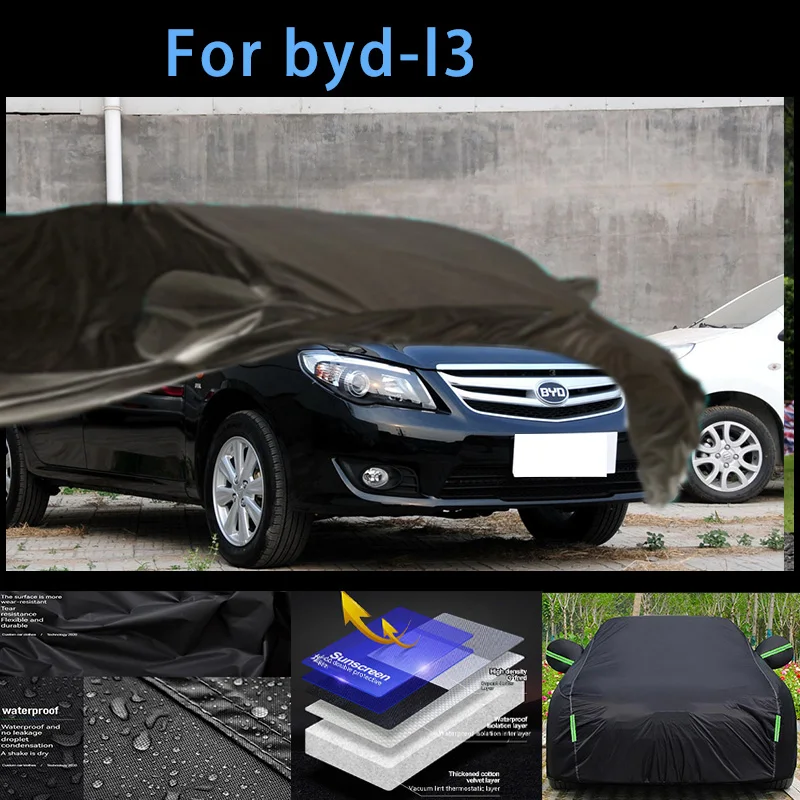 

For byd-13 Outdoor Protection Full Car Covers Snow Cover Sunshade Waterproof Dustproof Exterior Car accessories