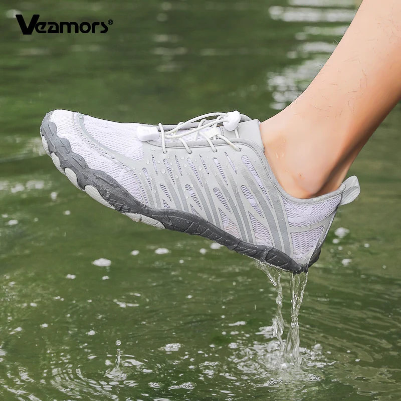 

Quick Dry Aqua Shoes for Women Men Light Breathable Wading Sneakers Non-slip Barefoot Water Sports Shoes for Swimming Surfing