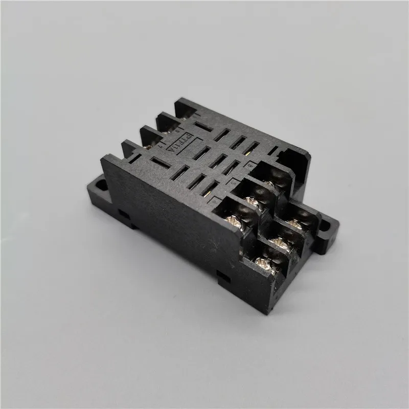 1PCS  Hh63p LY3 Ly3nj JQX-13F Relay 220V 24V 12V 12V AC / DC 10A 11 Pin Silver Contact Solenoid Micro Relay with Base