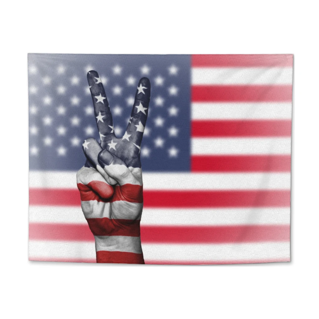 

American flag Tapestry Home Decoration Aesthetics Large Fabric Wall Hanging Carpet Dorm Backdrop Sofa Blanket