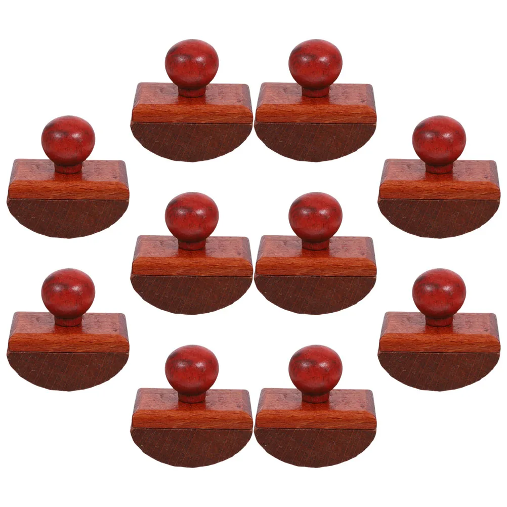 

10 PCS Blotter Ink Absorbing Blotting Paper Fountain Pen Desk Calligraphy Stamps Wood Student