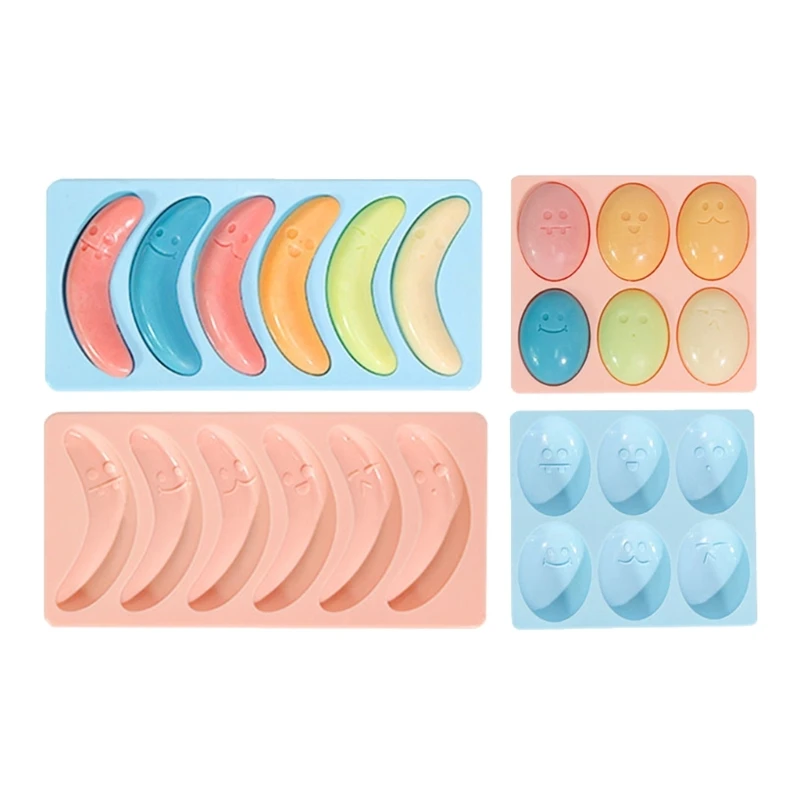 Cake Molds for Baking Eggs Banana Cake Tool 6 Cavity Bakeware Moulds Tray DIY Nonstick Baking for Kitchen