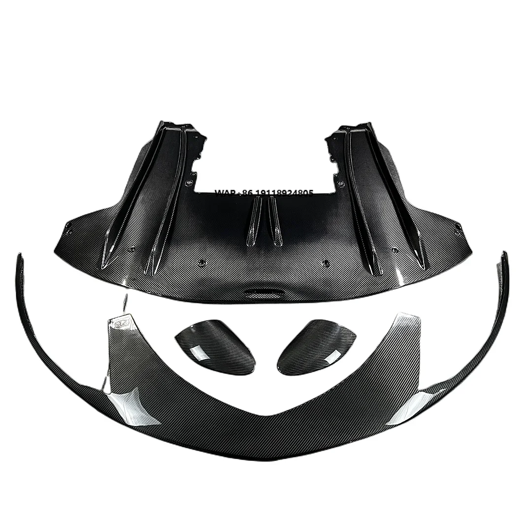 Carbon-Faser N-Style Karosserie-Kit für GT Frontlippe Spiegelabdeckungen Seitenschweller Heckdiffusor Spoiler Bodykit