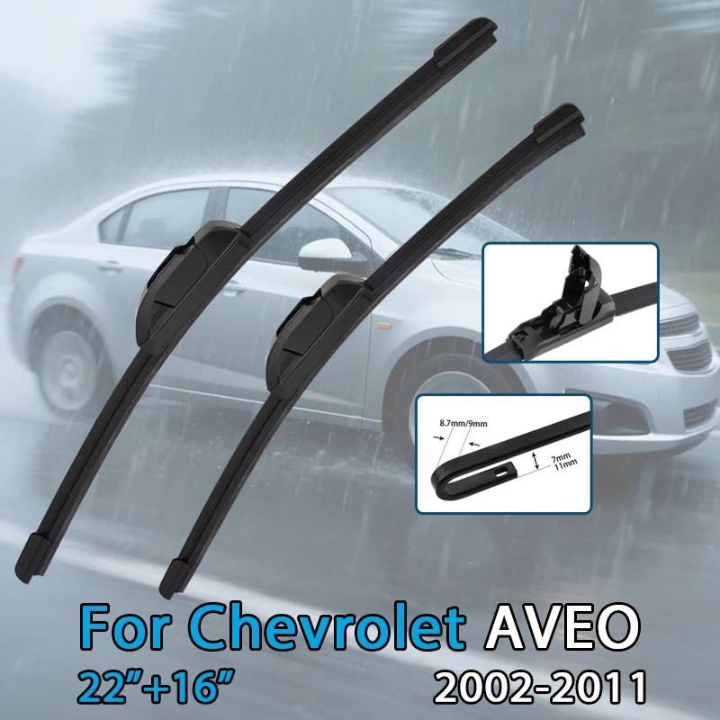 Auto Wischer Klinge Für Chevrolet Aveo MK1 T200 T250 MK2 T300 2002-2020 Windschutzscheibe Gummi Refill Frontscheibe Wischer auto Zubehör