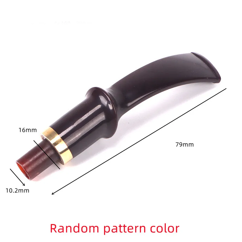 1Pcs Colorful Series Acrylic Pipe Handle For 9MM Filter Tobacco Pipe Mouthpiece Holder Pipe Tail DIY Smoking Pipe Consumables