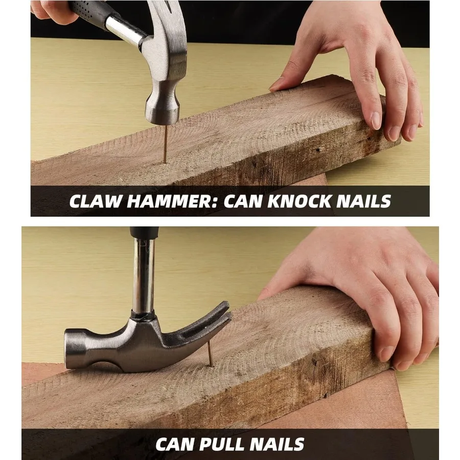 9Piece General Household Small Hand Tool Kit with Plastic Tool Box Storage Case for Home Repair and DIY Projects Compact Design