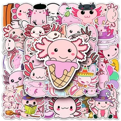 10/30/50pcs Cute Cartoon Animal Axolotl Graffiti Stickers Decals DIY Skateboard Laptop Scrapbook Luggage Sticker Kid Classic Toy