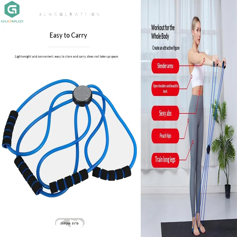 

Восьмиугольные эспандеры Эспандеры для упражнений Силовые ленты Набор эспандеров Эспандеры для упражнений Ленты для йоги Грузовые тренировочные ленты