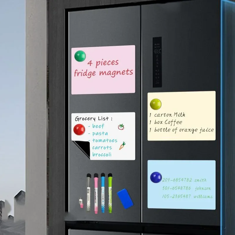 A3/A4/A5 Whiteboard Magnetic Pizzarra Sticky Whiteboard Planner Erasable Board Marker Adhesive White Board Magnetic Wall Board