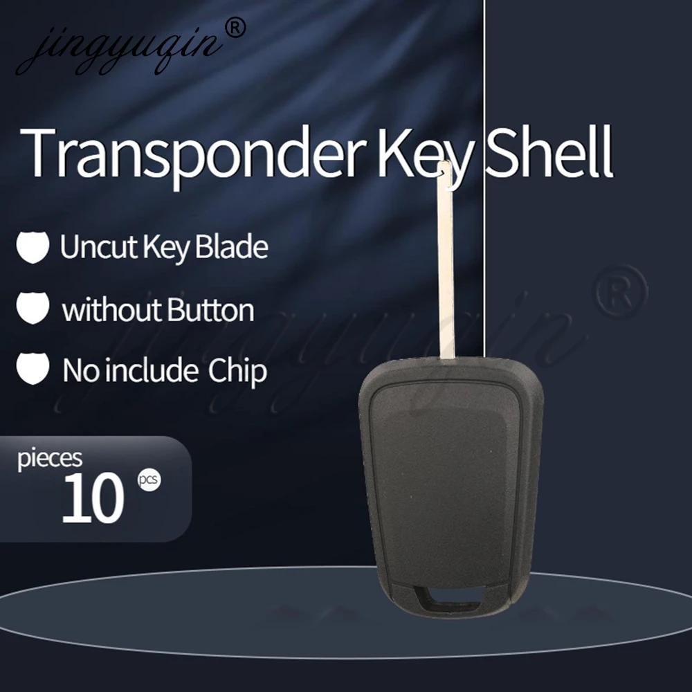 

Jingyuqin 10 шт. чехол для автомобильного ключа с чипом транспондера для Chevrolet Cruze SparK Camaro Equinox Malibu GM Opel 2010 + HU100 Blade