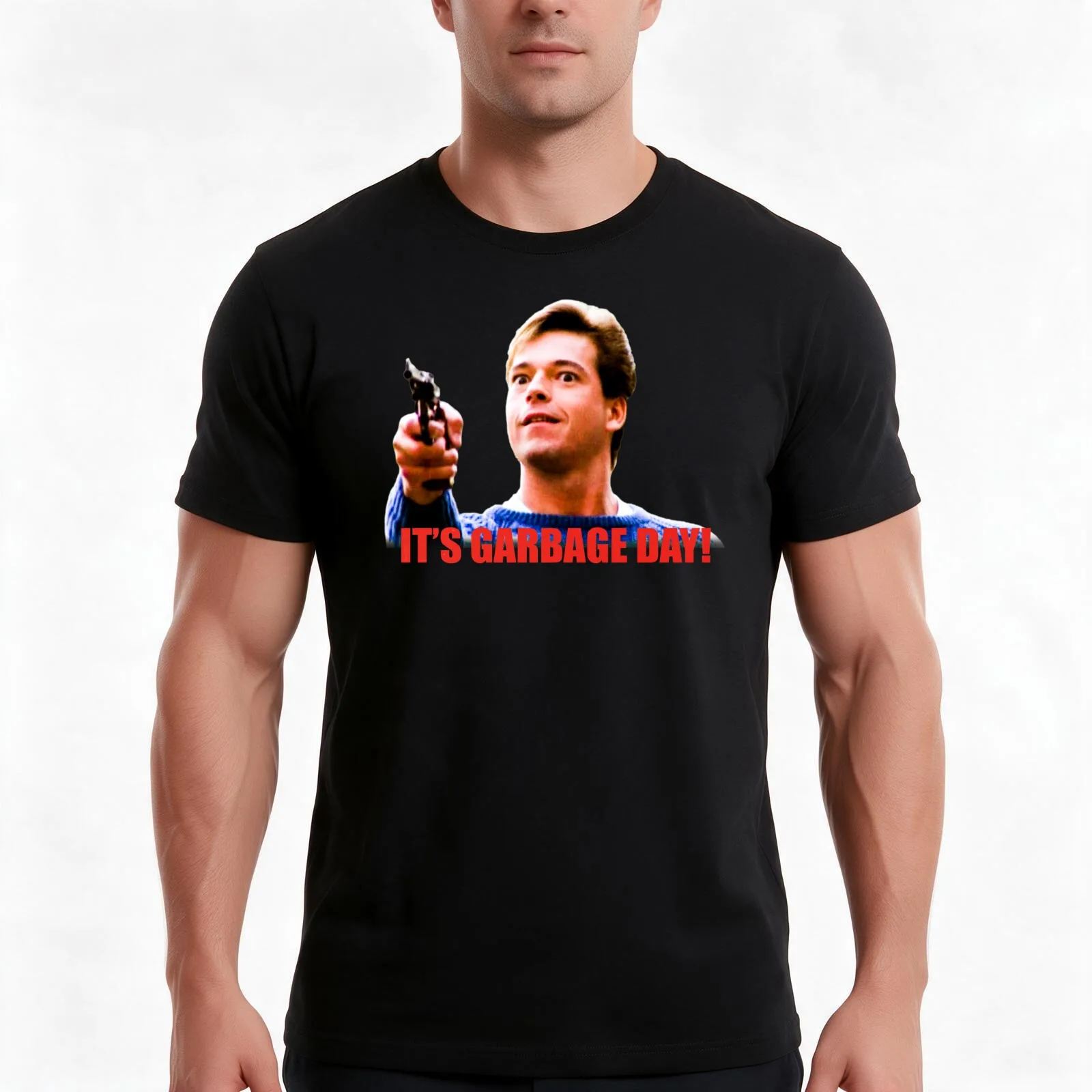 It's Garbage Day! Silent Night, Deadly Night Part 2 T-Shirt, Summer Casual Cotton Tee, Oversized Streetwear Tops, 100% Cotton