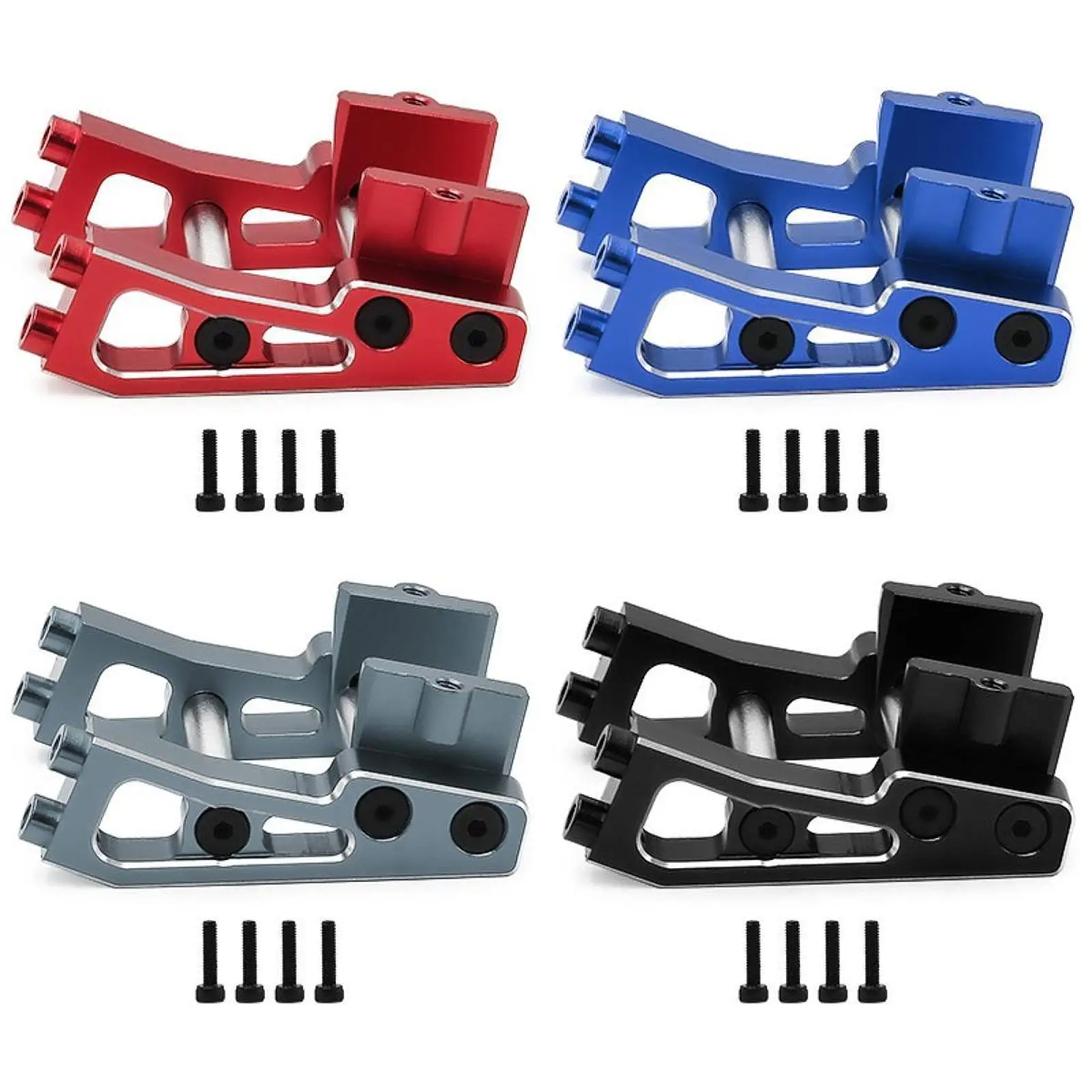 1/14 RC Rear Wing Mount Set Metal Replace Parts Rear Wing Body Mount Support