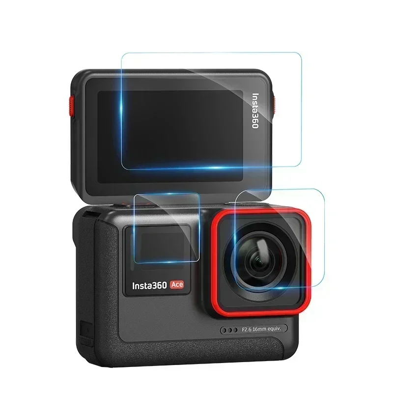 Tempered Glass Screen Protective Film 9H HD Film Protective Sports Camera Accessories For Insta360 Ace