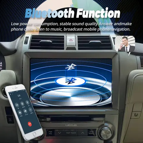 11.6inch Android Screen For Lexus GX400 GX460 2010-2020 Car Carplay Video Player Audio Radio Stereo Multimedia GPS Navigation 10 best sales gx460 carplay - №1
