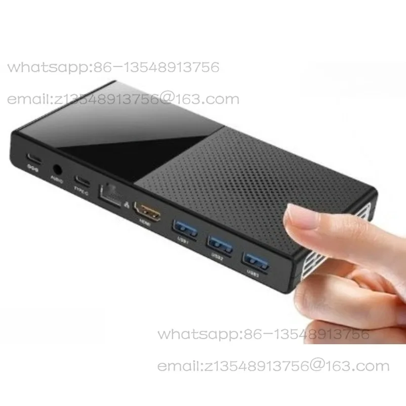 12Th generation N200 mini host win11 office N100 home game mini PC computer 4K barebones - view 4