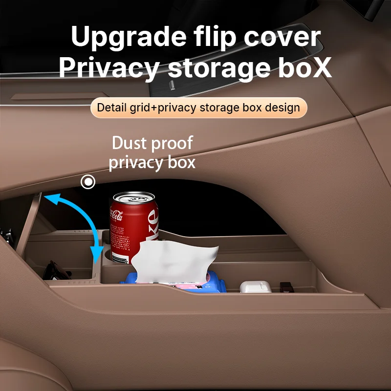 2026 For Leap C11 Silicone Center Console Below Storage Box Leapmotor C11 Central Control Organizer Mat Car Interior