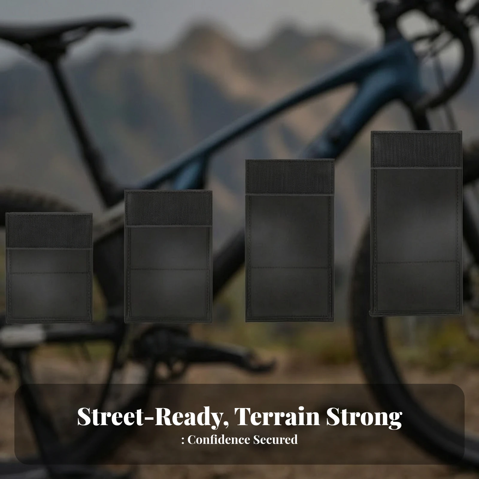 4 Pieces Bike Frame Protection Sleeves Anti-Rayures Bike Frame Wrap with Buckle Housse De Cadre De Vélo Facile À Installer