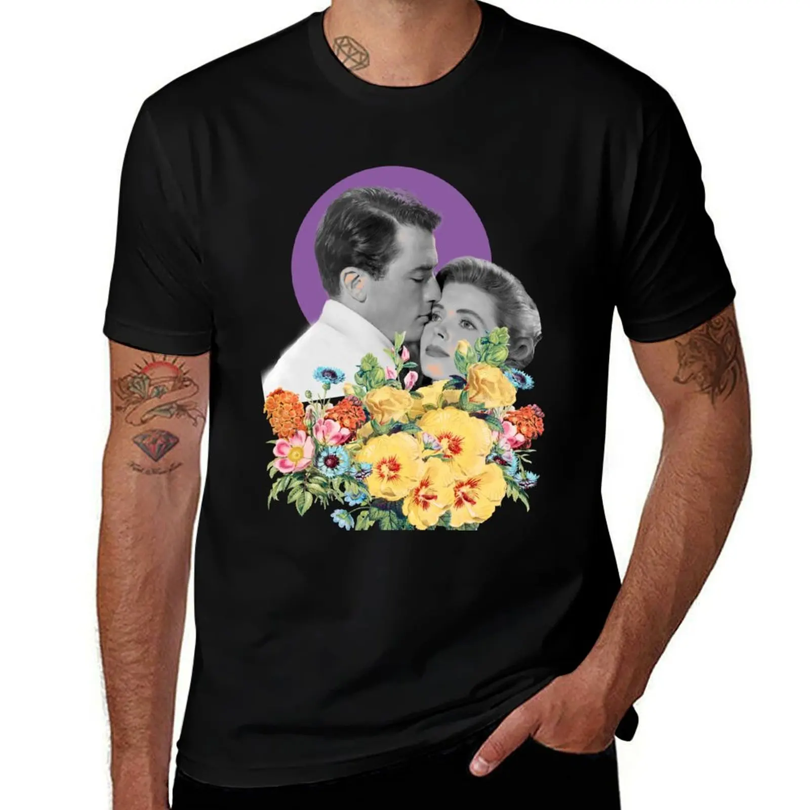 Gentleman's agreement with Gregory Peck and Dorothy McGuire T-Shirt Work Short Sleeve Cotton Top T-Shirt