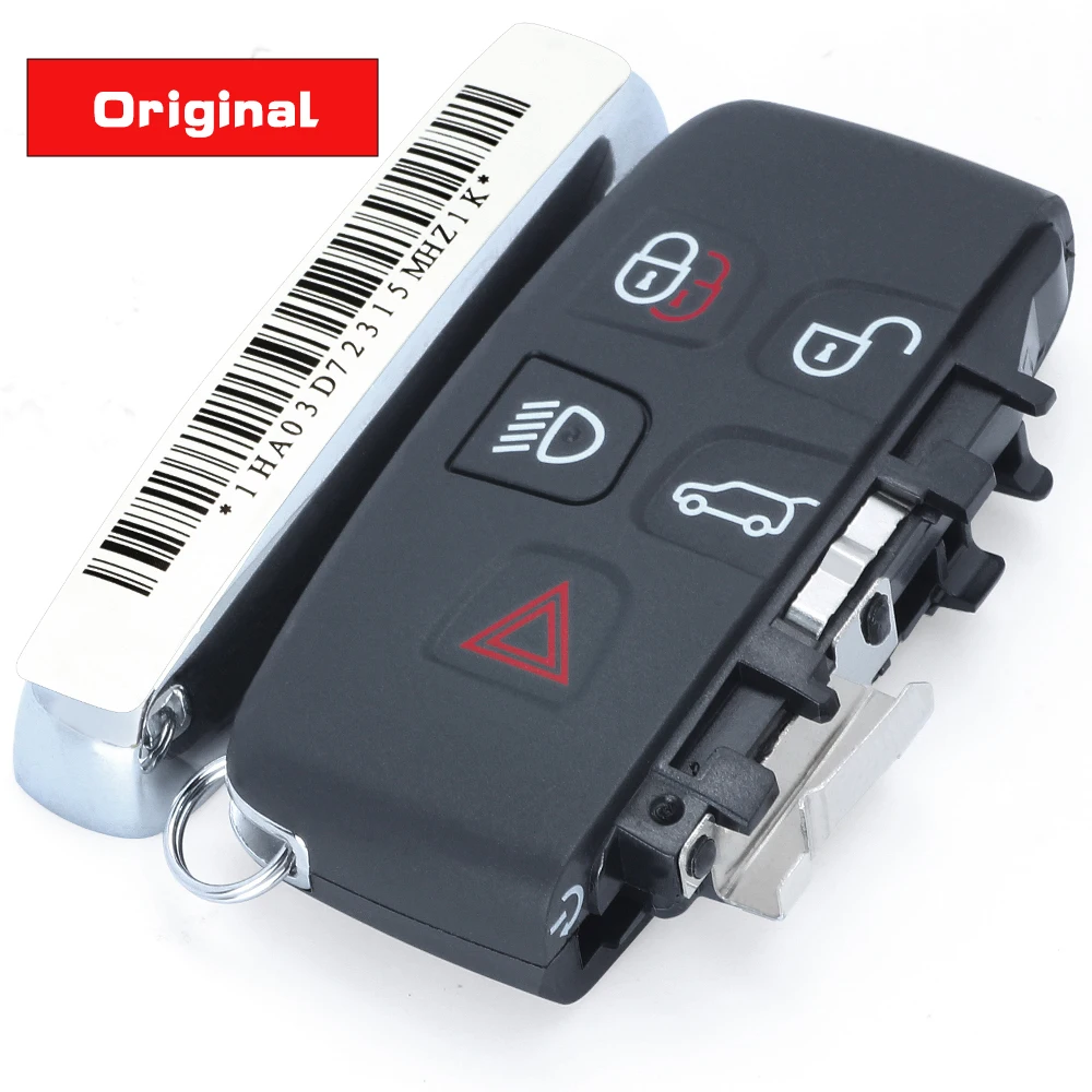 KEYECU OEM KOBJTF10A 315MHz/434MHz ID49 Smart Remote Key for Land Rover Discovery 4 Freelander Range Rover Sport Evoque Jaguar