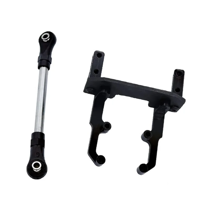 Metal AR44 Axle Servo Mount Stand with Steering Link Rod For Axial SCX10 II 90046 90047 1/10 RC Crawler Upgrade Parts