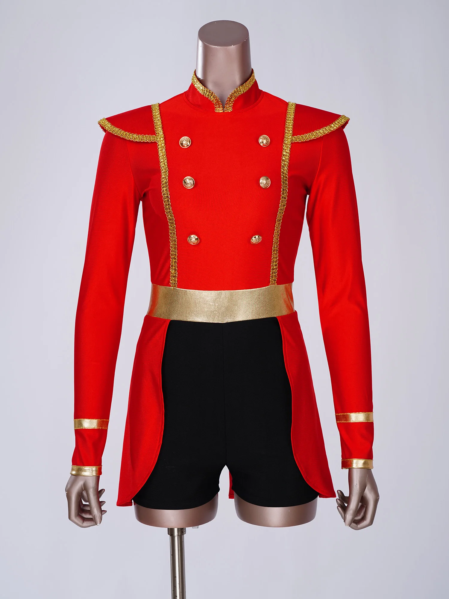 Zirkusdirektor-Cosplay-Kostüm für Damen, langärmelig, glänzende Pailletten, Quasten-Body, Karneval, Party, Rollenspiel, Overall, Clubwear – Detail 28