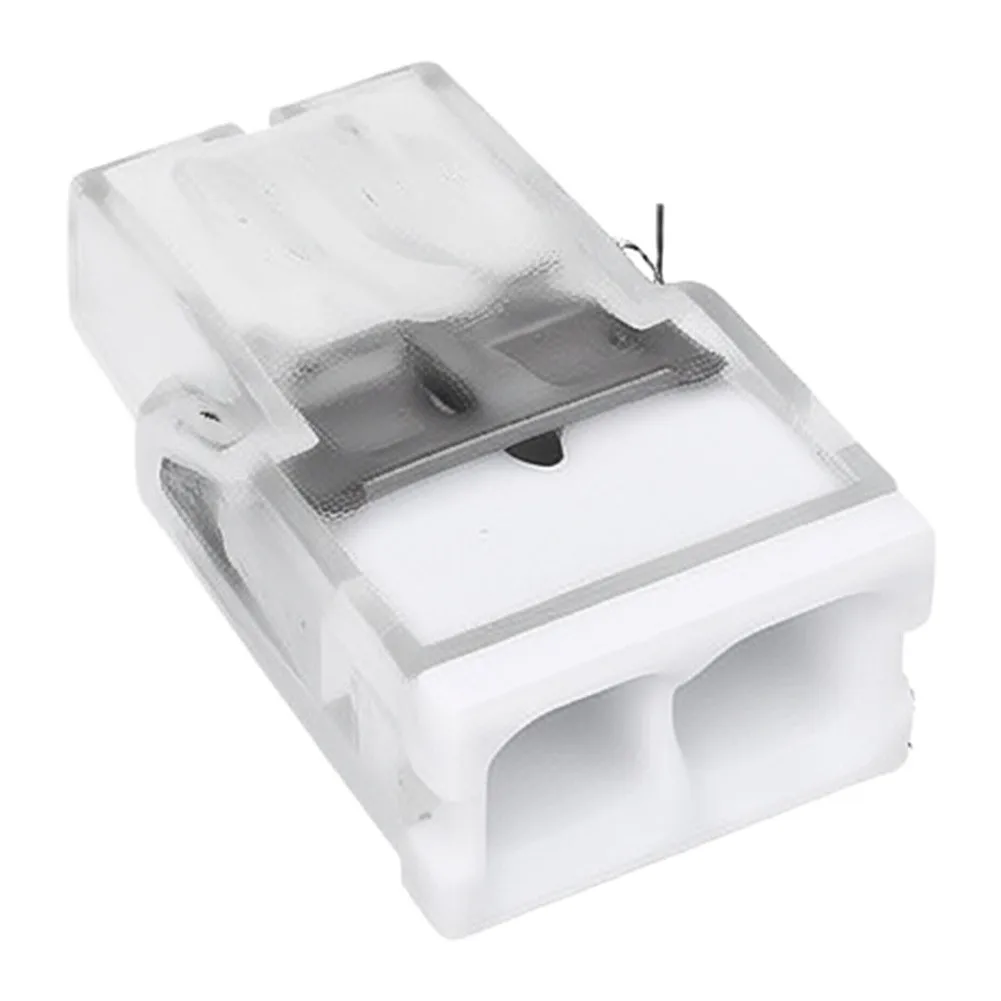 100pcs Reliable Wire Connector 16.5x9.8x5.4mm Parallel Pin Terminal Block 1 In 2 Out Nylon Material for Home and Workshop