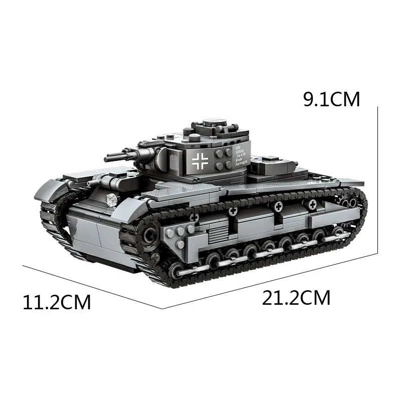 

Наборы для сборки военных моделей тяжелых танков НБФЗ Германии времен Второй мировой войны, конструктор из строительных блоков, игрушки для мальчиков, подарки.
