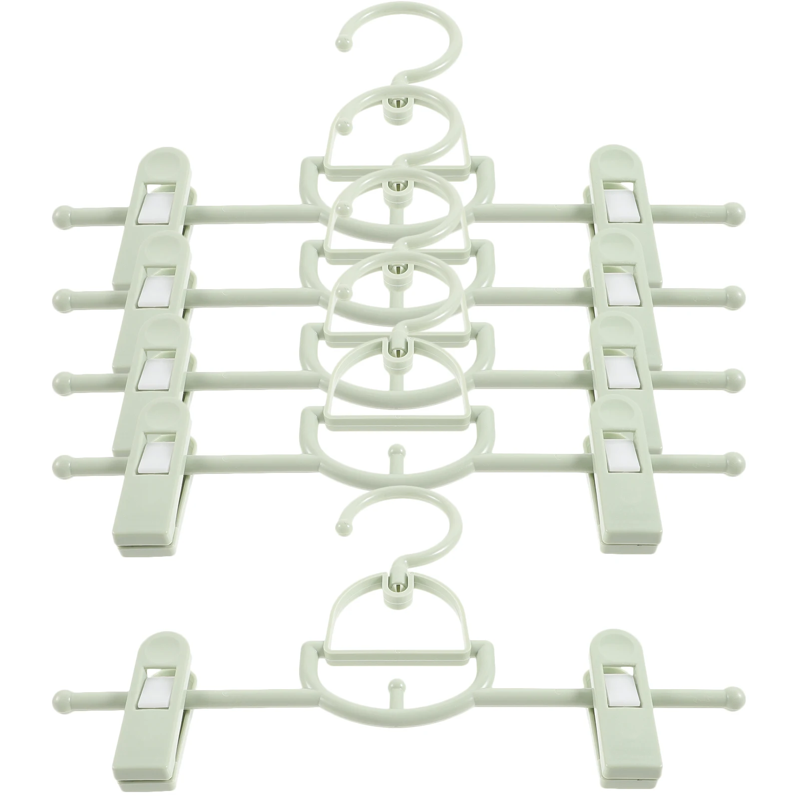 

5pcs Children'S Pants Space Saving Clip Plastic No Slip For Kid Shorts Newborn Travel Portable Sock Short Closet Hangers