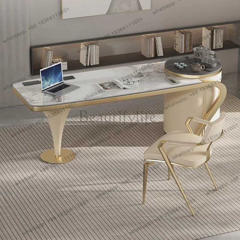 FG Organizers Luxury High-end Office Desk Italian Creative Designer Modern Minimalist Home Study Nordic Ufficio Hotel Furniture