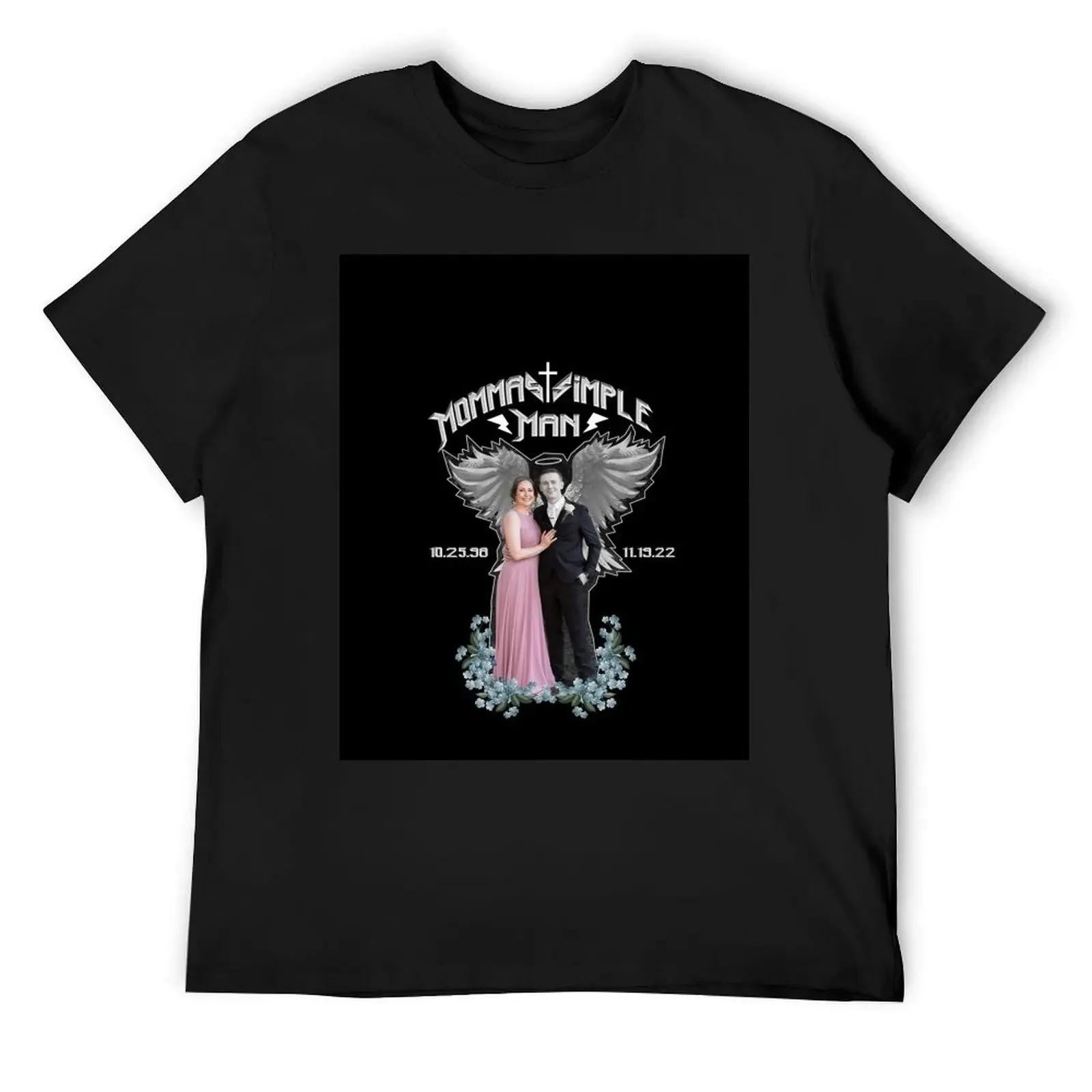 

Mommas Simple Man T-Shirt tops oversized t shirt Men's t-shirt
