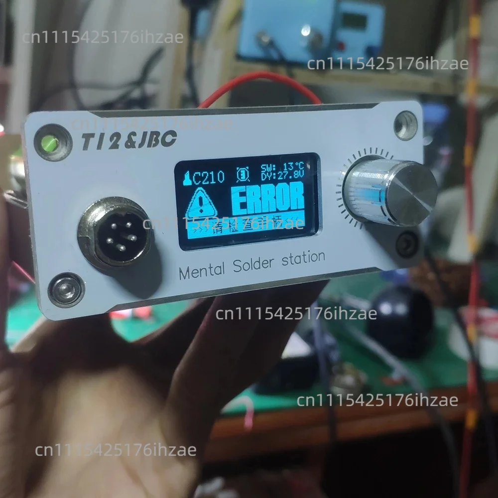 English OLED Screen T12/Jbc245/210/936 Electric Soldering Iron Control Board High Power Constant Temperature Digital Display LCD