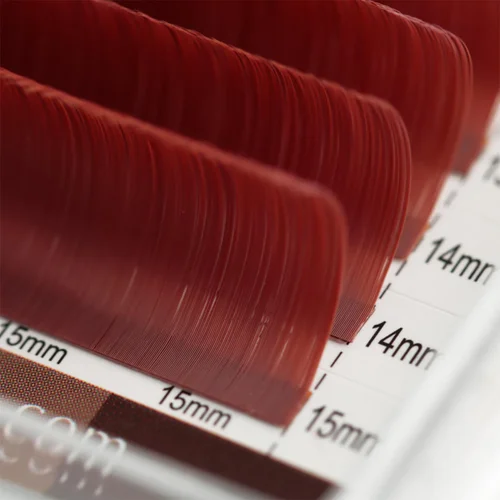 Imagen 2 del producto SENSE LASHES pestañas individuales coloridas 0,03/0,05/0,07 mezcla 8-15mm pestañas marrones mate extensiones de pestañas postizas