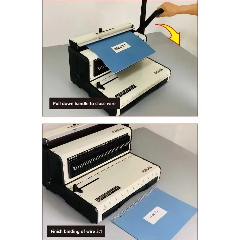 

【Best-selling】New Style Bookbinding Machine A3 Paper Extension Punching And Binding Machines