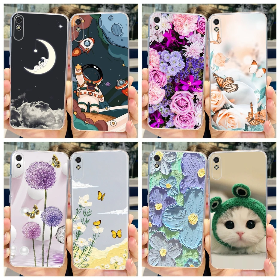 Чехол для Xiaomi Redmi 9A, стильный чехол с рисунком, мягкий силиконовый чехол для телефона Xiaomi Redmi 9AT 9A Redmi9A, задняя крышка, бампер 6,53 дюйма