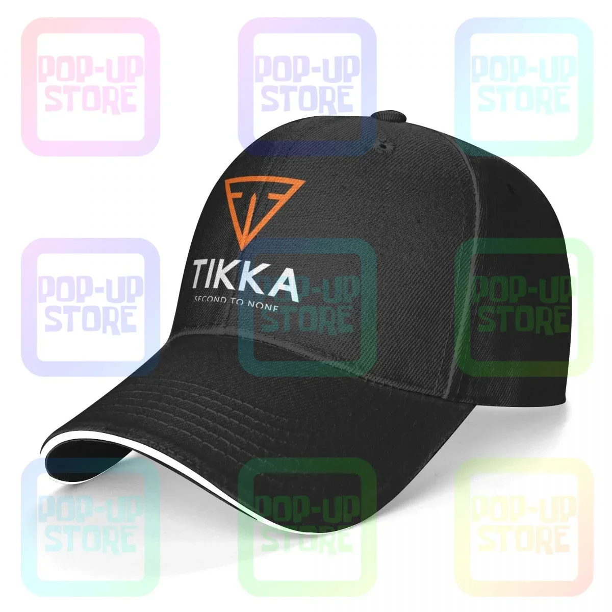 Tikka Logo Second To None Sako Finland Sniper Riffle Firearms Sandwich Cap Baseball Cap Trucker Hat Vtg