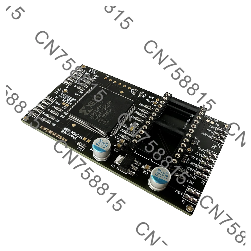 

For Raspberry Pi，SAA7220 TDA1540 /TDA1541 Format Conversion Driver Module NOS/OS Switching 384K/24bit