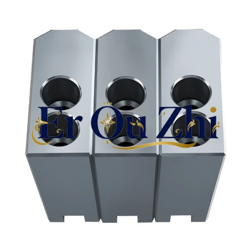 Numerical Control Lathe Hydraulic Chuck Three Jaw Heightened Soft Thickened and Widened Sharp Angle Raw Hydraulic Jaw