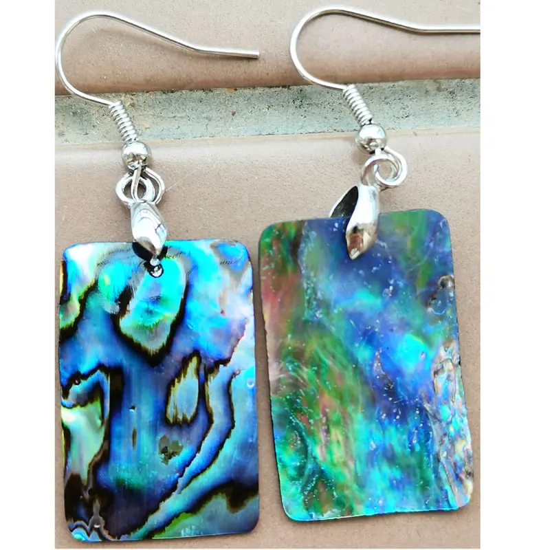 New Zealand Abalone Shell beads Earring 1Pair WFH1151