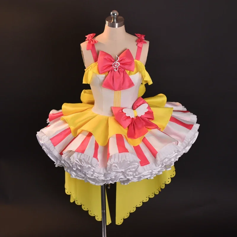 Anime Pripara Manaka Laala Cosplay Costume For Halloween Pary Girl Manaka Laala Lovely Role Play Performance Dress XS-XXL 2025