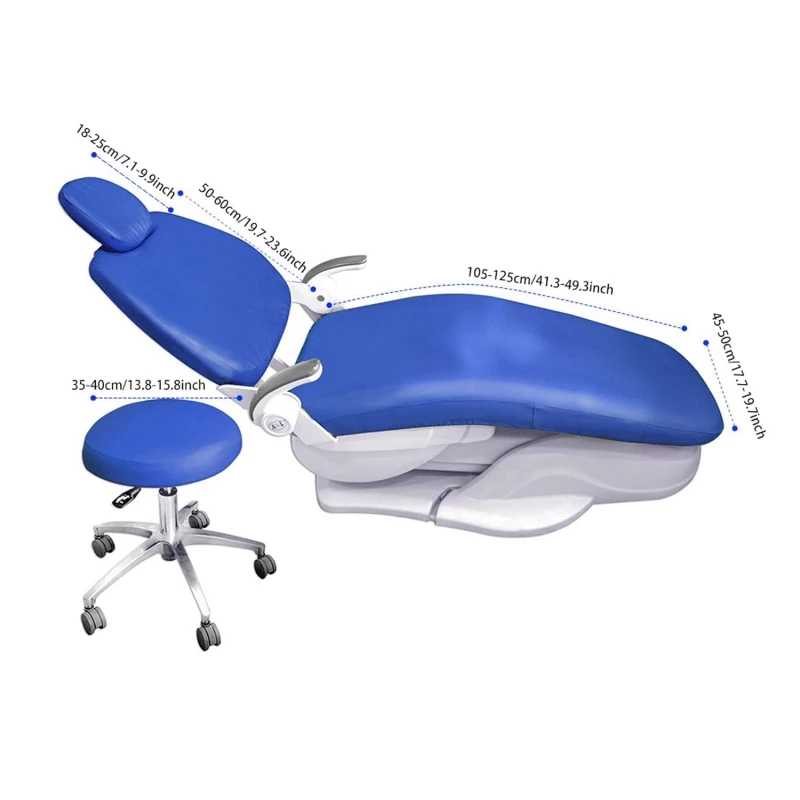 4 шт./набор, водонепроницаемые чехлы для стоматологических кресел