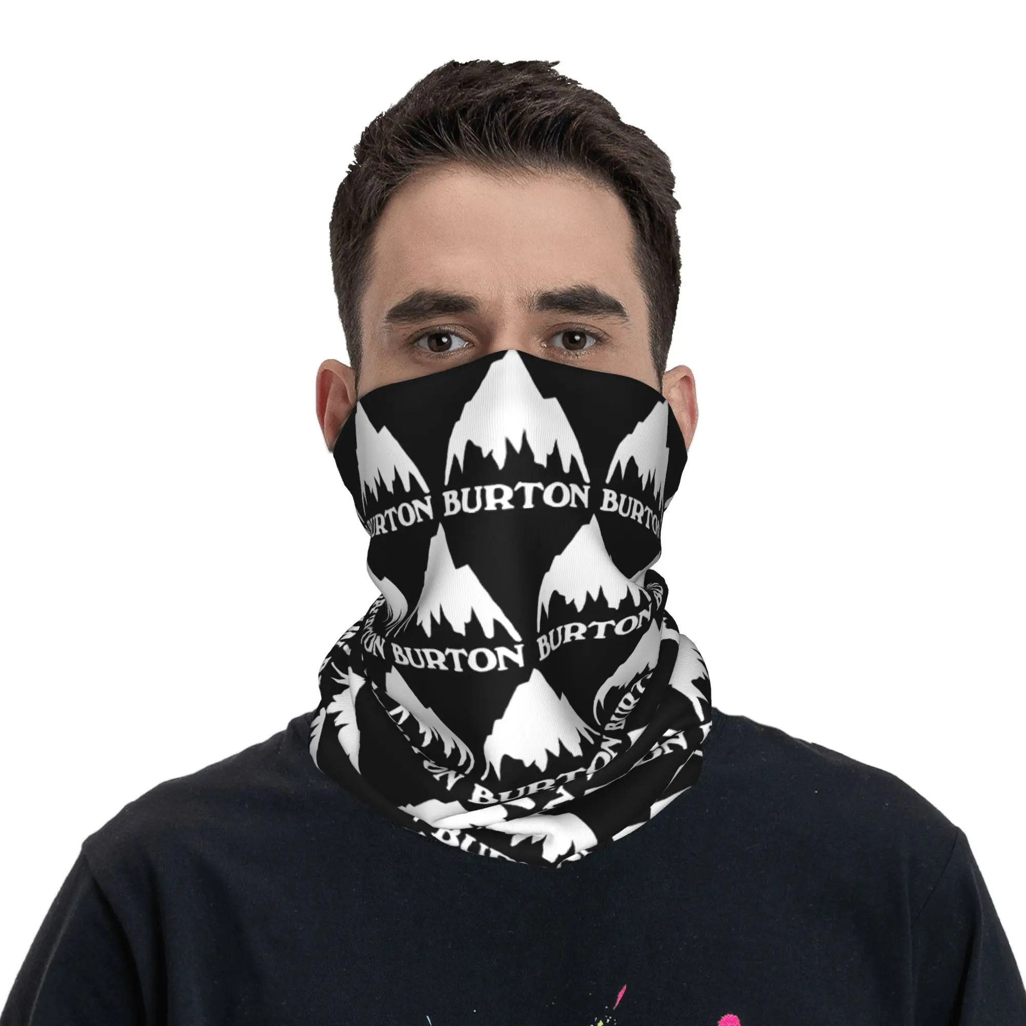 사용자 정의 B-Burtons Neck Gaiter 남성 여성 방풍 겨울 스노우 보드 스키 두건 스카프 하이킹