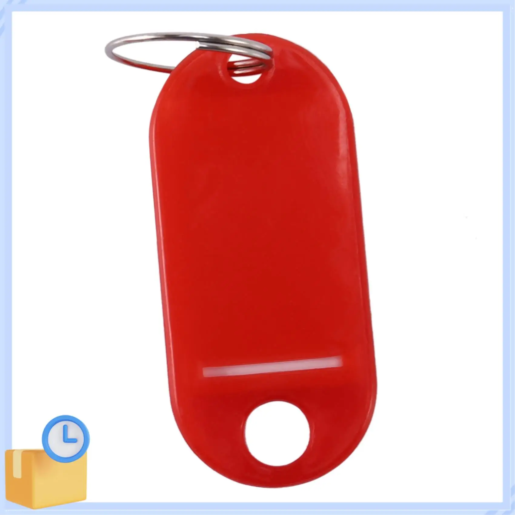 

Popular 20 Pcs Assorted Key ID Label Tags Split Ring Keyring Keychain