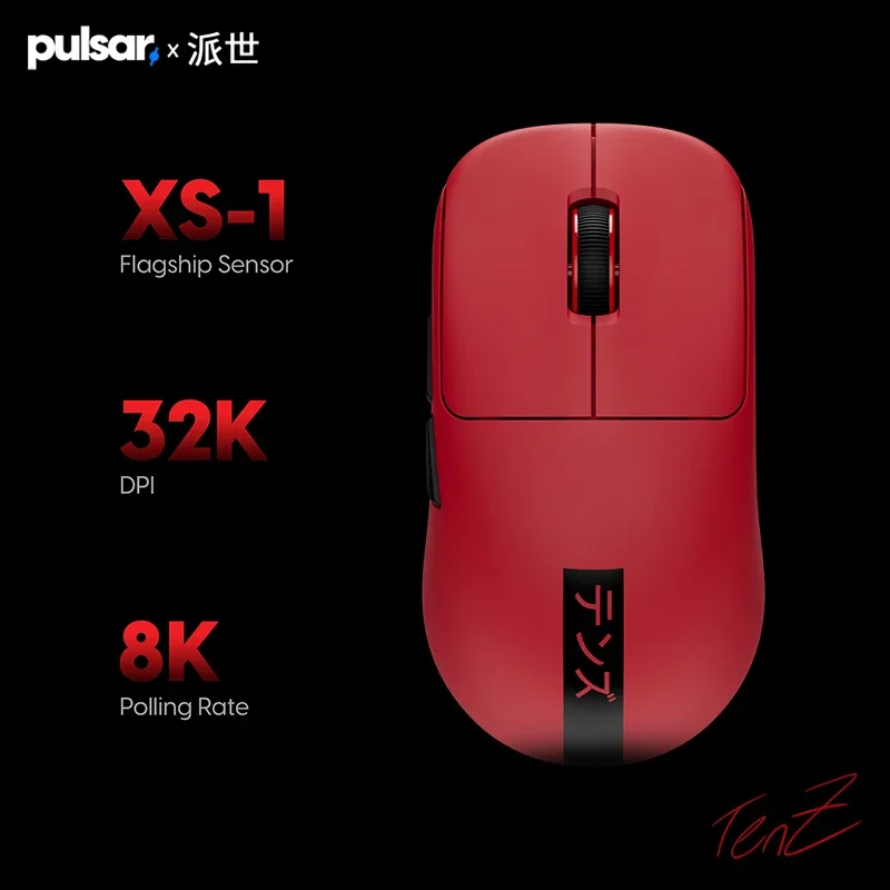 Pulsar TENZ Signature Mouse Dual Mode Wireless Mouse 8000Hz  Polling Rate XS-1 Sensor Gaming Mice Lightweight PC Accessories